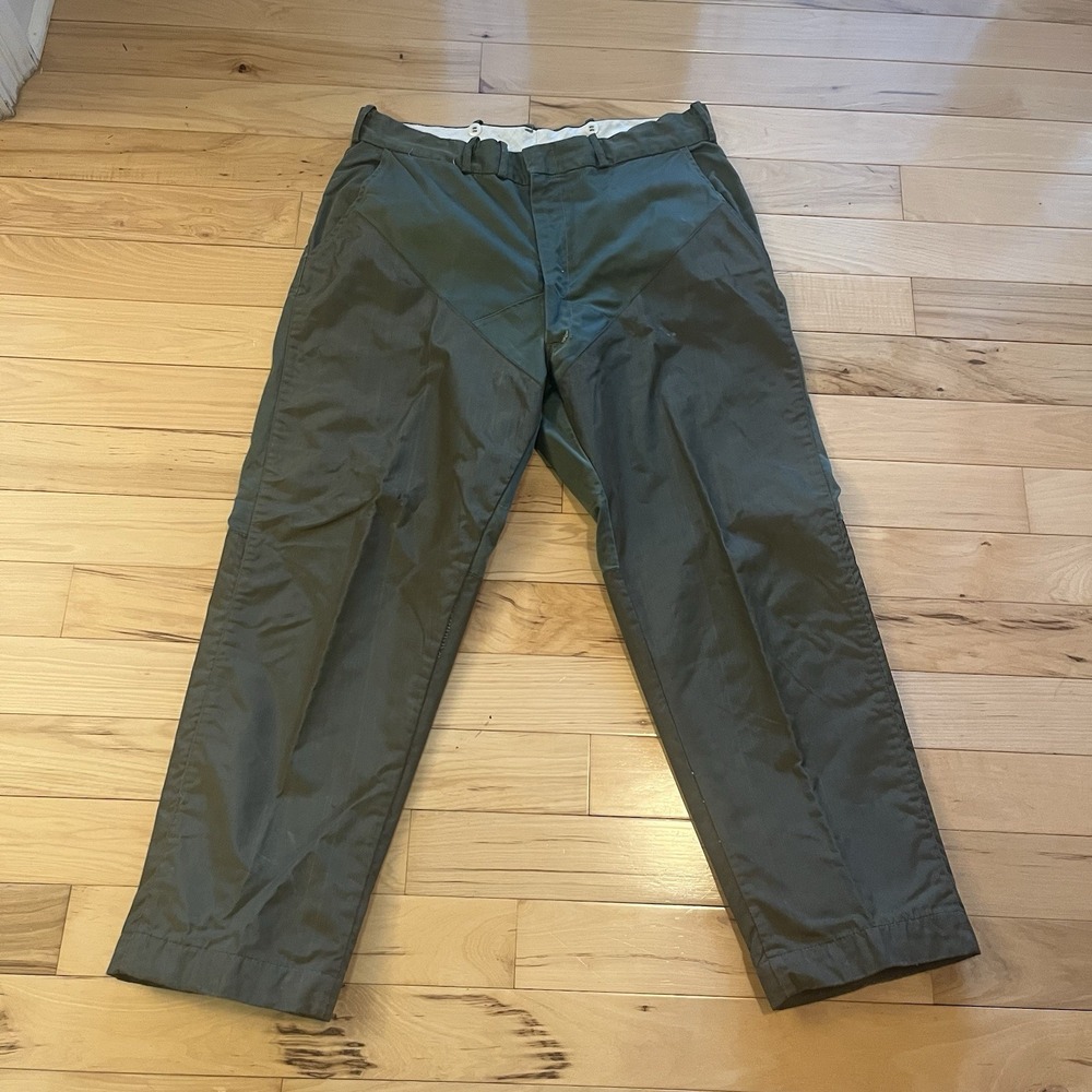 Vintage Duxbak Men's 36x29 Canvas Water Repellant Double Knee & Seat Pants Muck